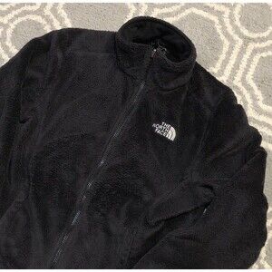 The North Face Osito Jacket Women’s Size Small Black Fleece Soft Full Zip Logo